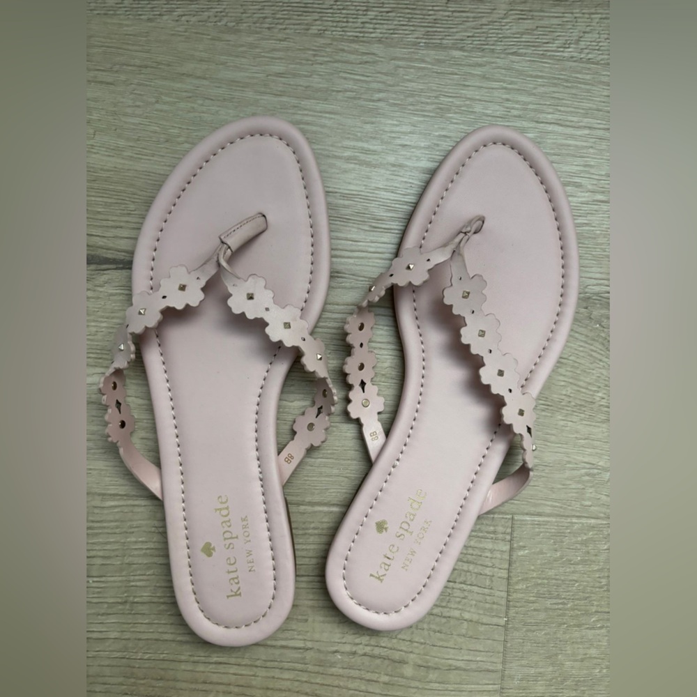 Kate Spade Blush Floral Sandals